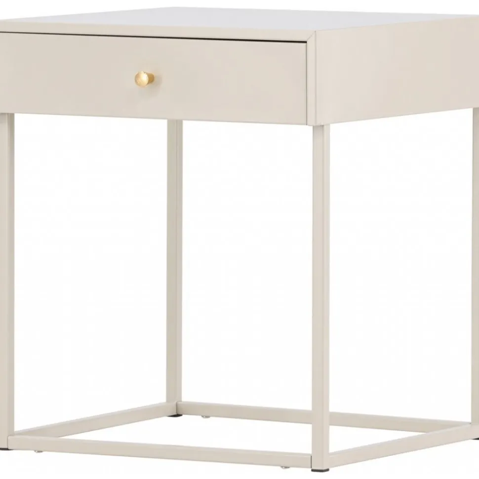 Bakal sängbord 43 x 50 cm - Beige