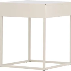 Bakal sängbord 43 x 50 cm - Beige