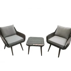 Balkongset i rotting + Rengöringsmedel för utemöbler