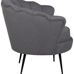 Ballini fåtölj - Grå tyg + Textilrengöring för möbler