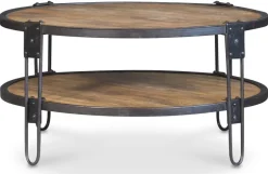 Bangalore runt soffbord D90 cm - Vintage