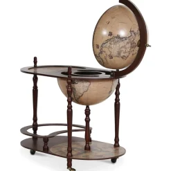 Barglob serveringsvagn - Mahogny / Ljus - Da Vinci