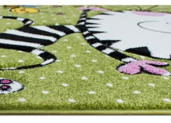 Barnmatta Holly - Kitty grön - 120x170 cm