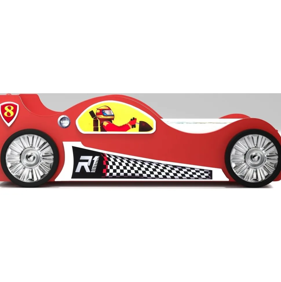 barnsäng bil - Röd Formel 1