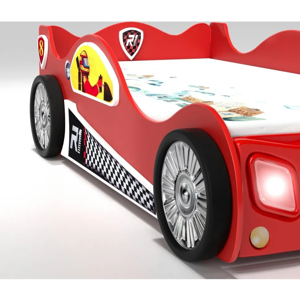 barnsäng bil - Röd Formel 1