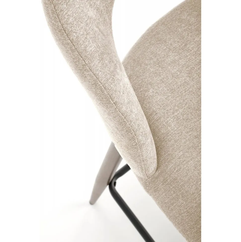 Barstol beige/valnöt sitthöjd 65 cm - Pelican + Textilrengöring för möbler