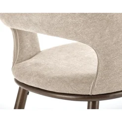 Barstol beige/valnöt sitthöjd 65 cm - Pelican + Textilrengöring för möbler