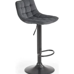 Barstol grå höj och sänkbar