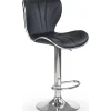 Barstol i svart PU gaslift + Möbeltassar