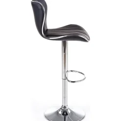 Barstol i svart PU gaslift + Möbeltassar