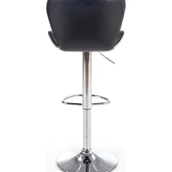 Barstol i svart PU gaslift + Möbeltassar