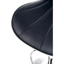 Barstol i svart PU gaslift + Möbeltassar