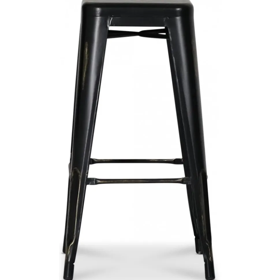 Barstol metall Svart/guld + Möbeltassar