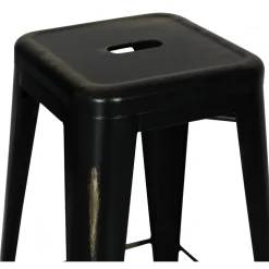 Barstol metall Svart/guld + Möbeltassar