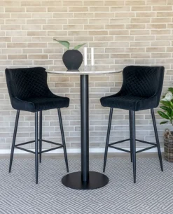 Barstol svart sitthöjd 75 cm