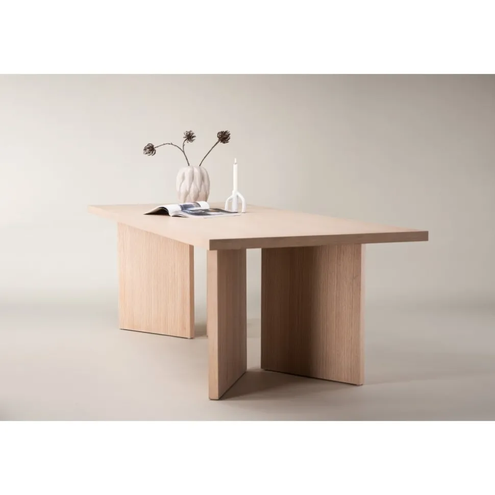 Bassholmen matbord 240 x 100 cm - Whitewash