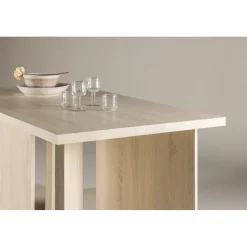 Bassholmen matbord 180 x 90 cm - Whitewash