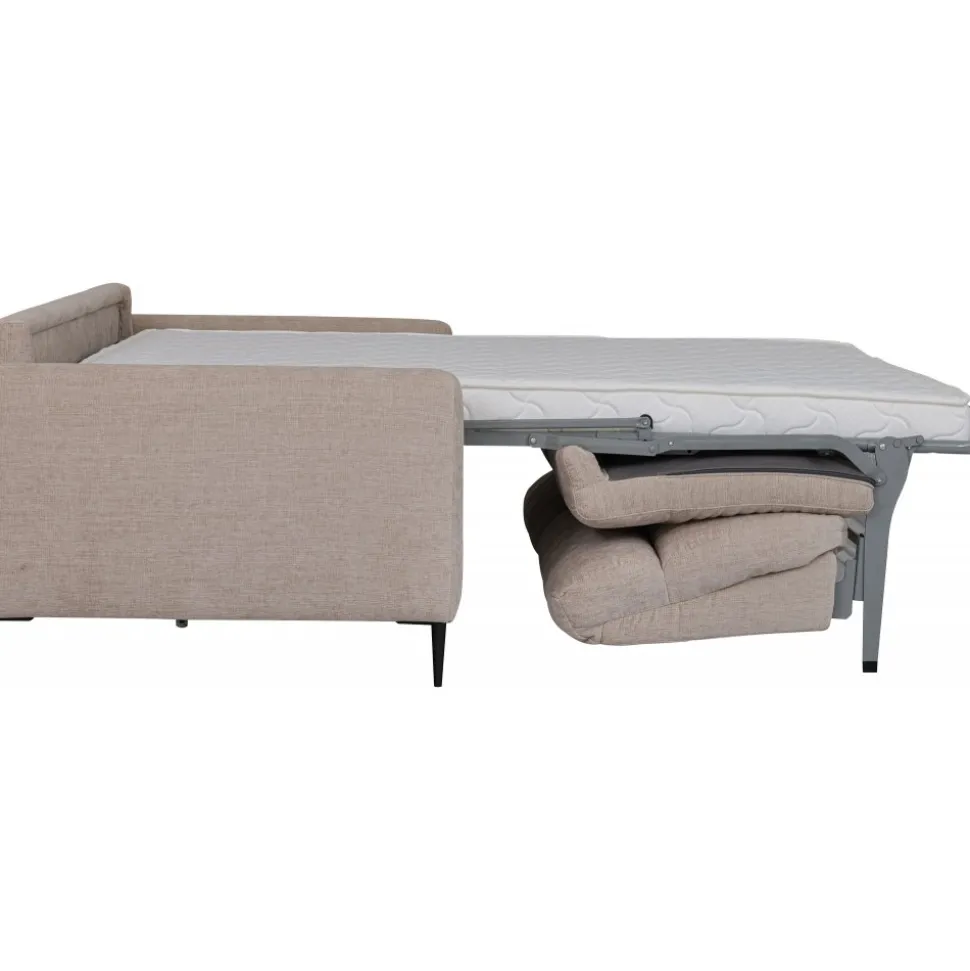 Bäddsoffa framåt bäddad beige - Hoven + Textilrengöring för möbler