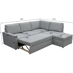 Bäddsoffa med förvaring