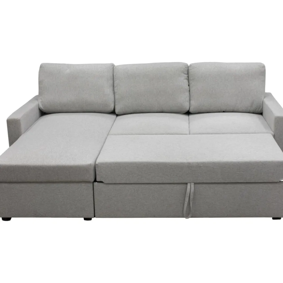 Bäddsoffa med förvaring 220 cm bred + Textilrengöring för möbler