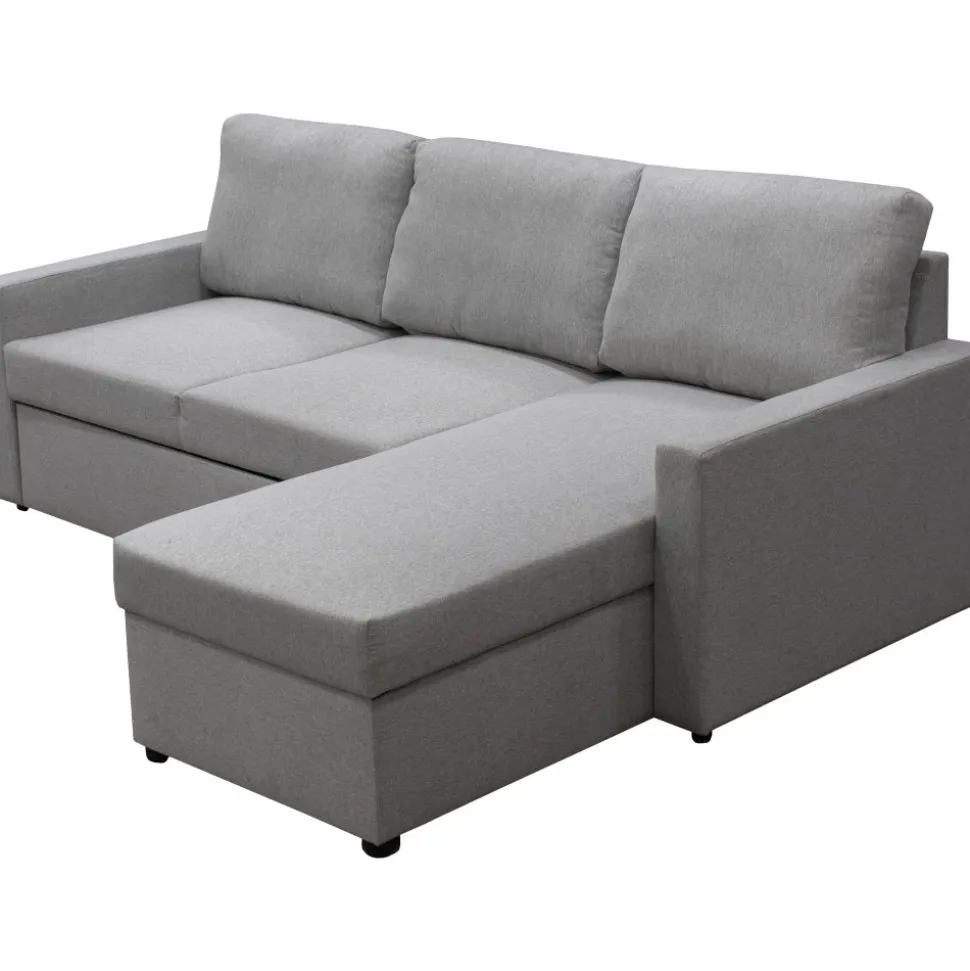 Bäddsoffa med förvaring 220 cm bred + Textilrengöring för möbler