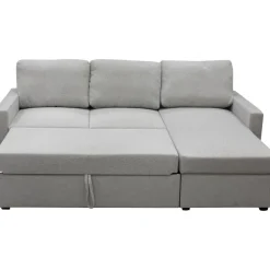 Bäddsoffa med förvaring 220 cm bred + Fläckborttagare för möbler