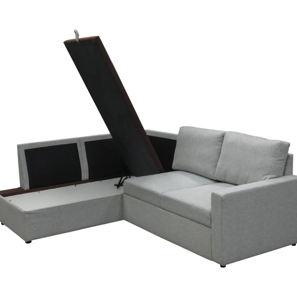 Bäddsoffa med förvaring 232 cm bred + Textilrengöring för möbler