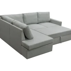 Bäddsoffa med förvaring 232 cm bred + Textilrengöring för möbler