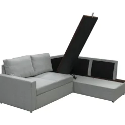 Bäddsoffa med förvaring 232 cm bred