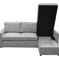 Bäddsoffa med förvaring 220 cm bred