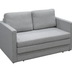 Bäddsoffa 2-sits grå + Fläckborttagare för möbler