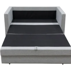 Bäddsoffa 2-sits grå + Textilrengöring för möbler