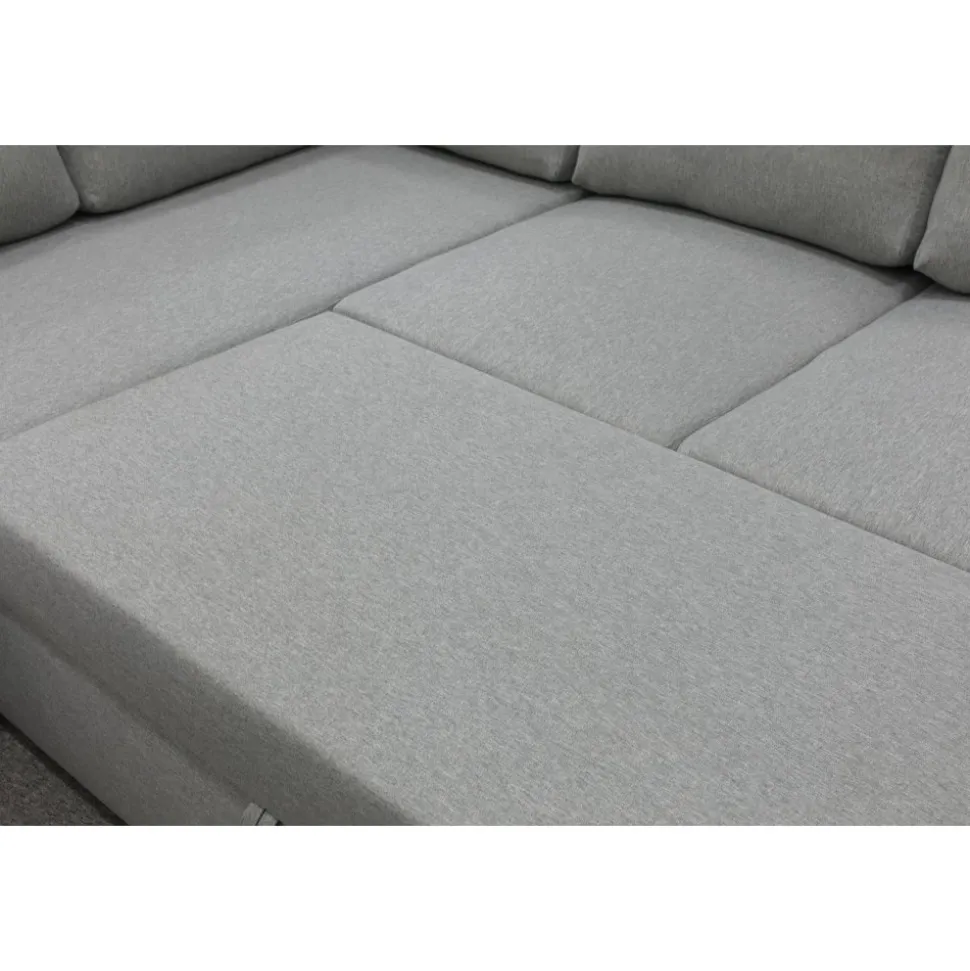 Bäddsoffa U-design grå - Tärnö + Fläckborttagare för möbler