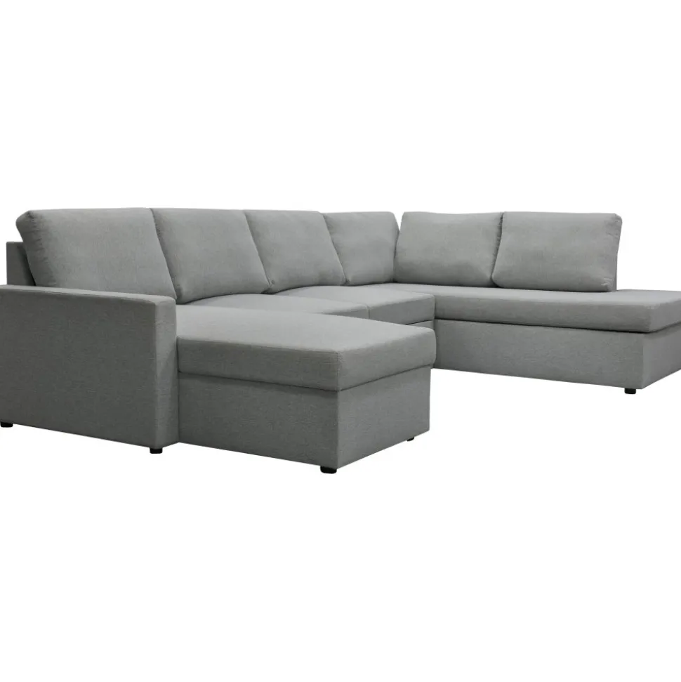 Bäddsoffa U-design grå - Tärnö + Fläckborttagare för möbler