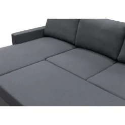 Bäddsoffa U-modell mörkgrå - Tärnö + Fläckborttagare för möbler