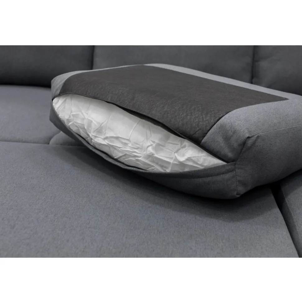 Bäddsoffa U-modell mörkgrå - Tärnö + Textilrengöring för möbler