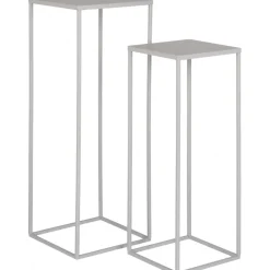 Beja sidobord 19/22 x 19/22 cm - Sandbeige