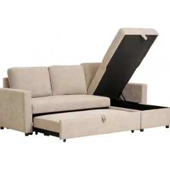 Belfast bäddsoffa - Mörk sand