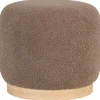 Belfort sittpuff Brun boucle