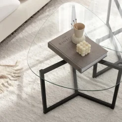 Bellisimo satsbord / soffbord i glas