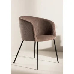 Berit matstol - Brun manchester