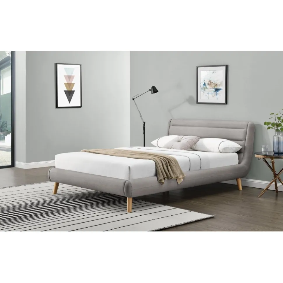 Bernard grå sängram 160x200 cm