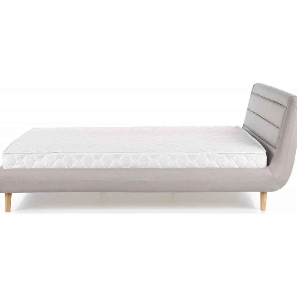 Bernard grå sängram 160x200 cm + Möbeltassar