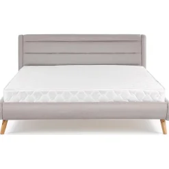 Bernard grå sängram 160x200 cm + Textilrengöring för möbler