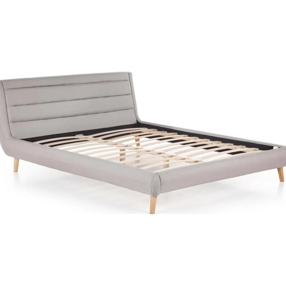 Bernard grå sängram 160x200 cm + Textilrengöring för möbler