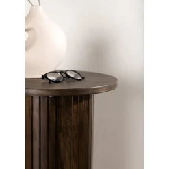 Bianca sidobord Ø40 cm - Mocka