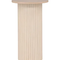 Bianca sidobord Ø40 cm - Whitewash