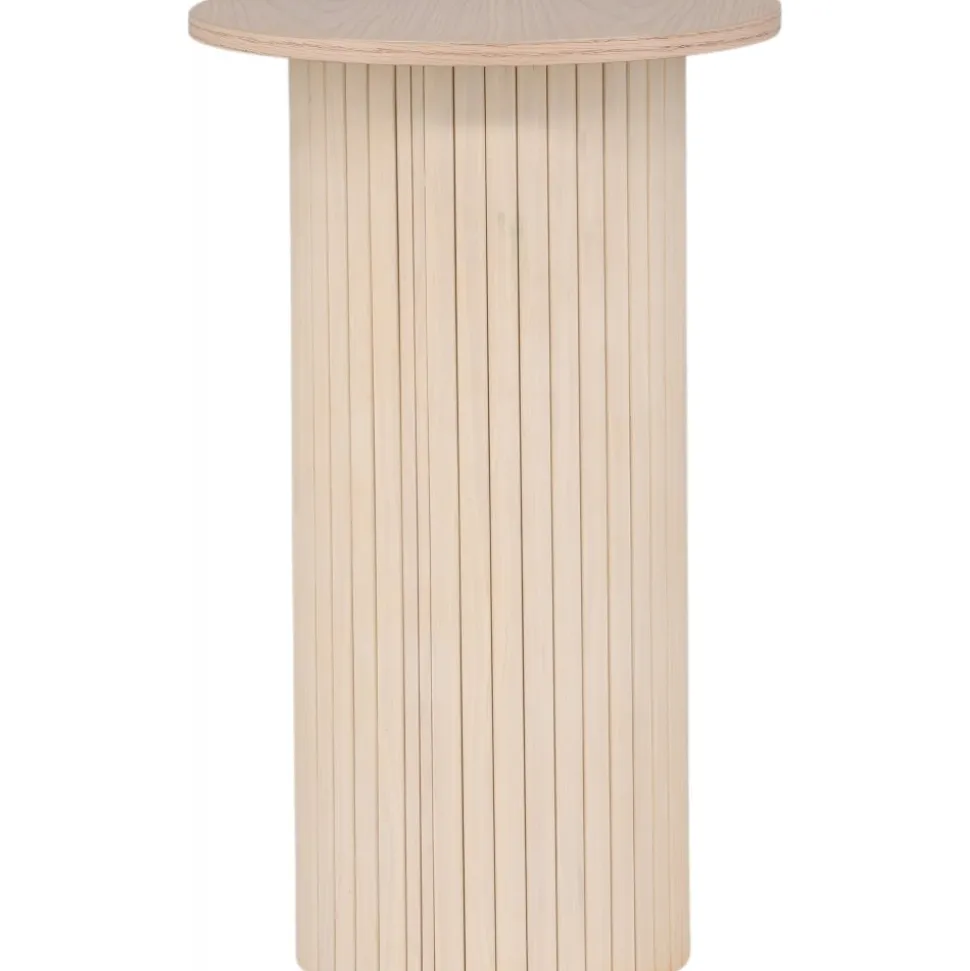 Bianca sidobord Ø40 cm - Whitewash