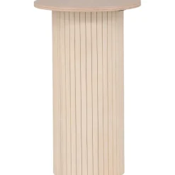 Bianca sidobord Ø40 cm - Whitewash