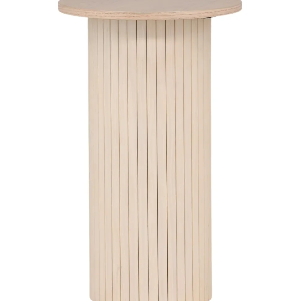 Bianca sidobord Ø40 cm - Whitewash